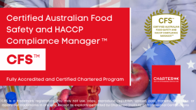 Certified Australian Food Safety and HACCP Compliance Manager (CFS™)
