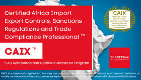 Certified Africa Import Export Controls, Sanctions Regulations and Trade Compliance Professional